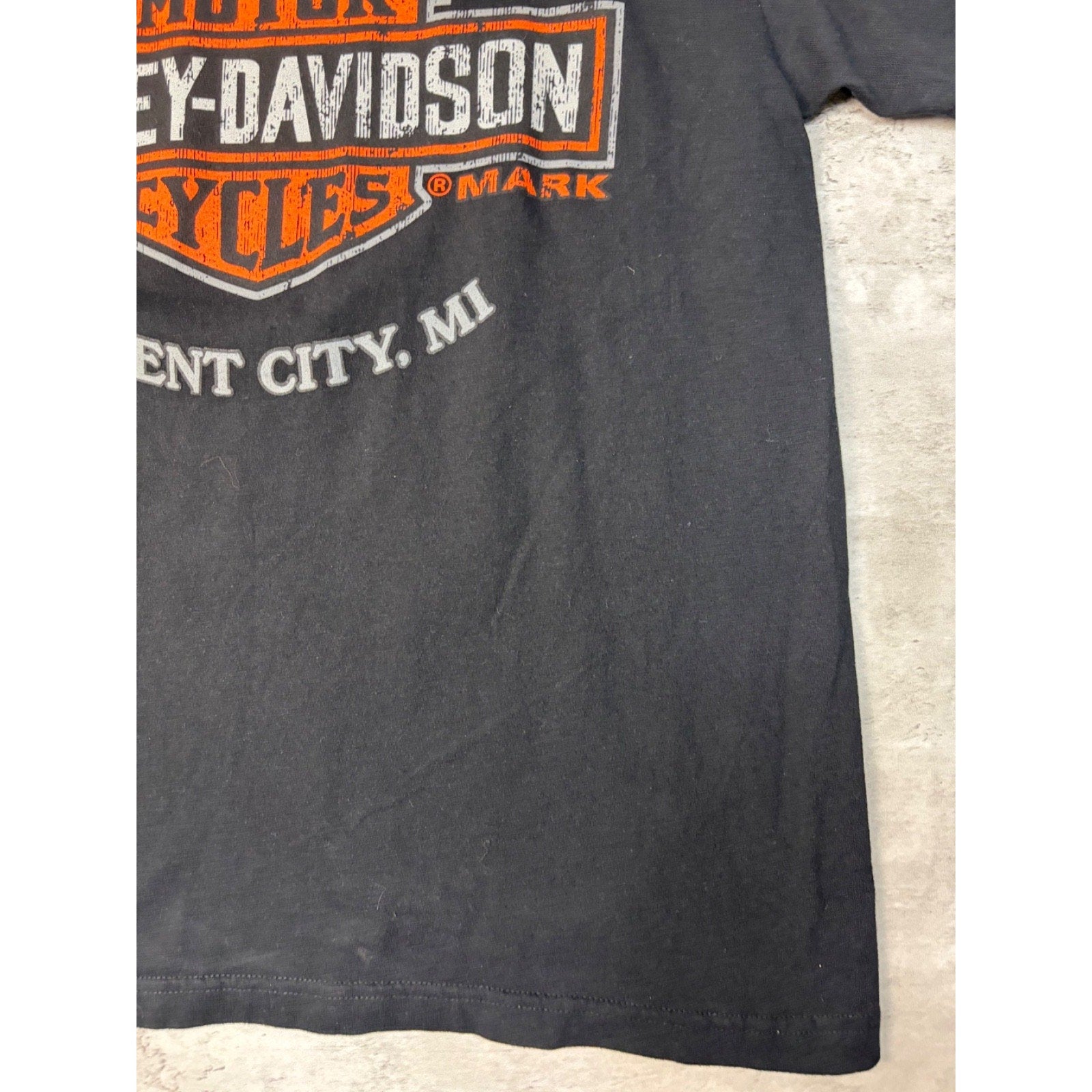 I Breathe Harley Davidson Screamin' Eagle Graphic T-Shirt Size Large