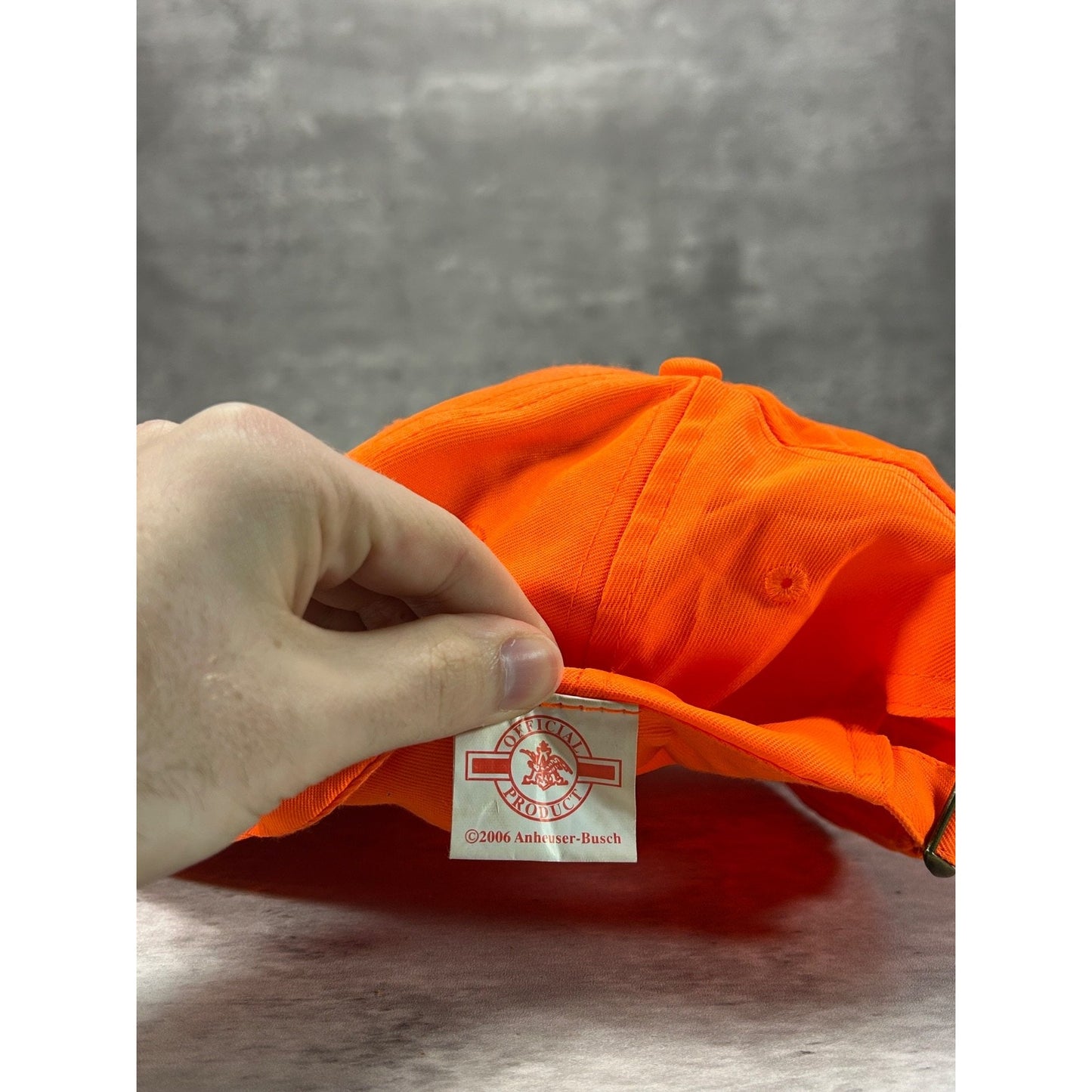 Vintage 90s Budweiser Outdoors Embroidered Beer Promo Hunting Strapback Hat OSFA