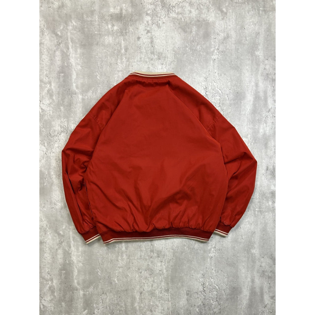 Vintage Ohio State Buckeyes Reversible Pullover Windbreaker Jacket Size Large