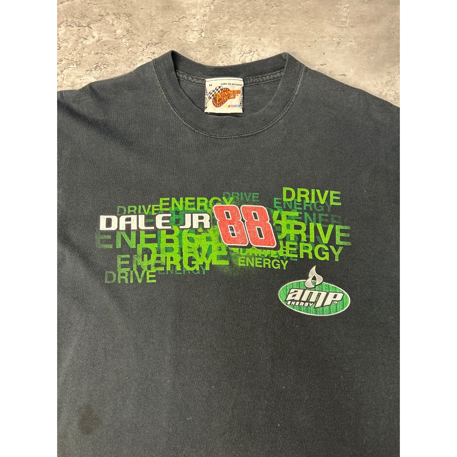 Vintage Dale Earnhardt Jr #88 Amp Racing Nascar Racing T-Shirt Size Medium