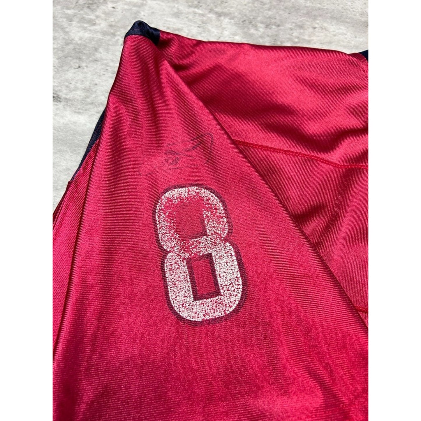 Vintage David Carr #8 Houston Texans NFL Reebok Football Jersey Size Large Red