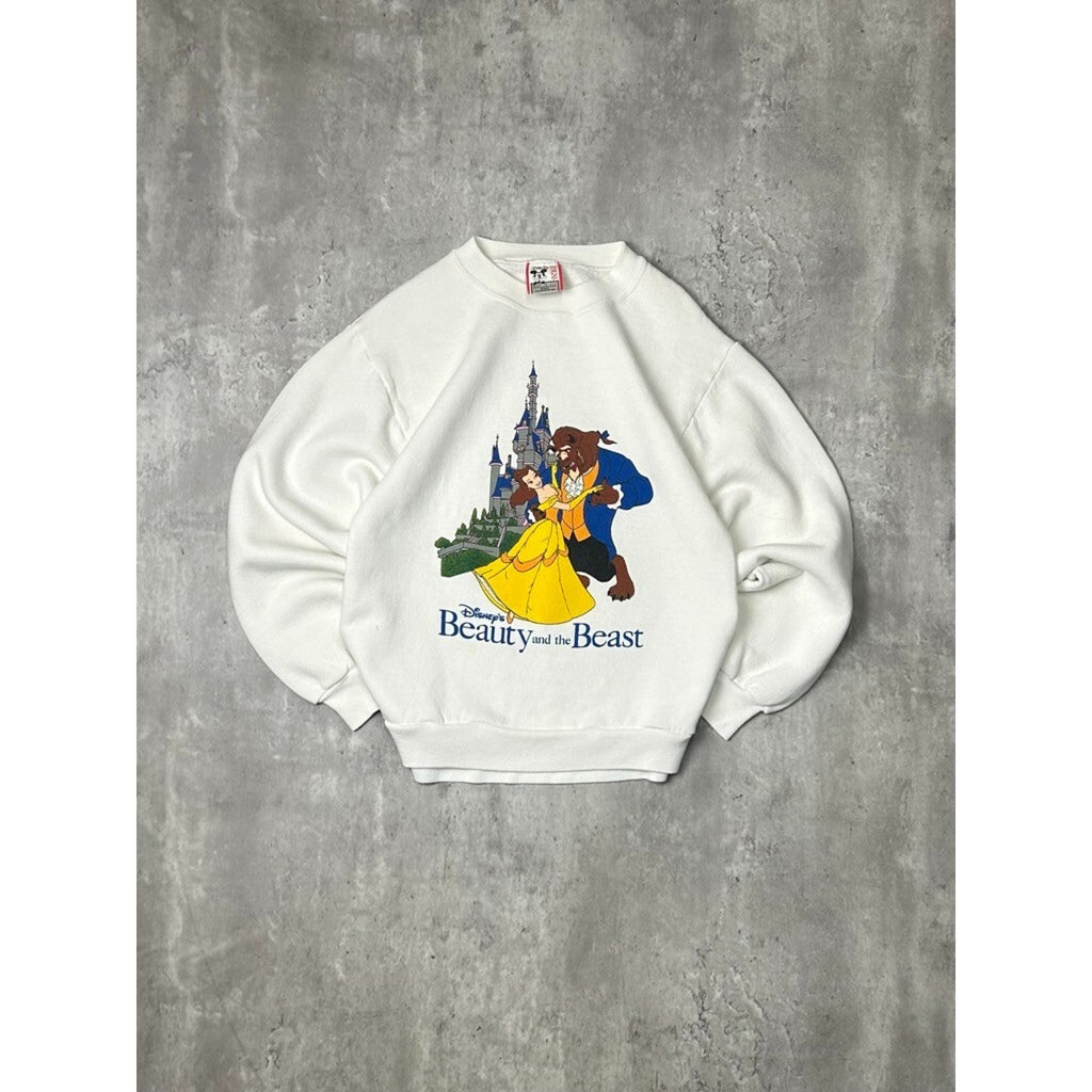 Vintage 80s/90s Disney Beauty Of The Beast Movie Promo Sweatshirt Size Small