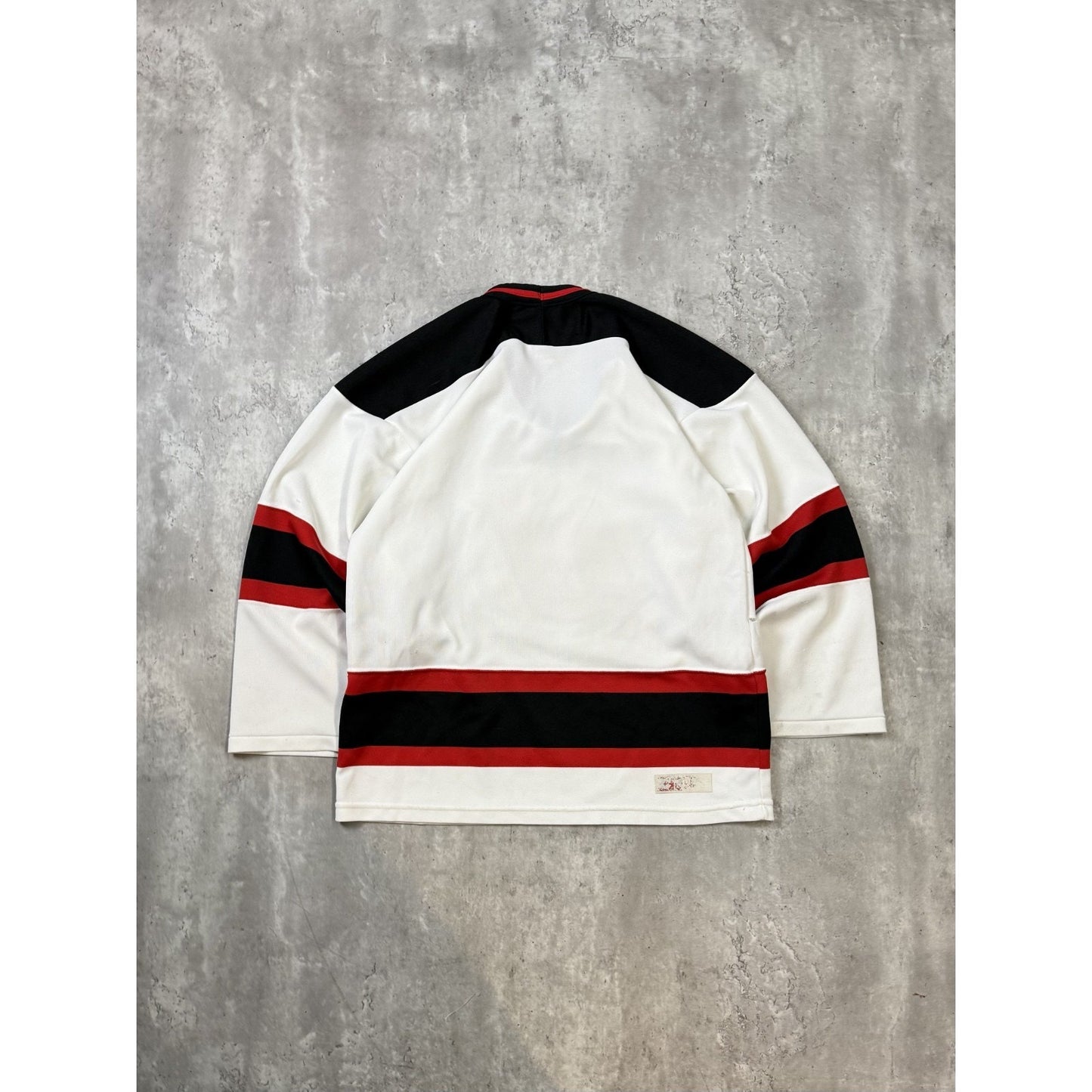 Vintage 90s New Jersey Devils NHL Stitched CCM Hockey Jersey Size Small