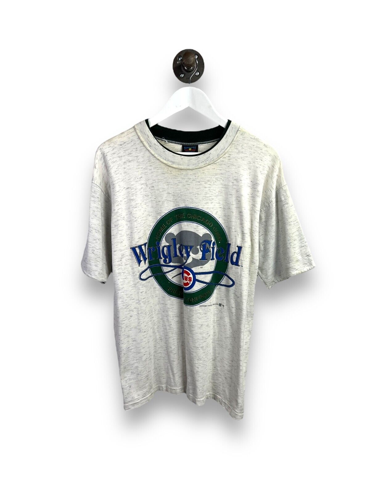 Vintage 1993 Wrigley Field MLB Home Of The Cubs Graphic T-Shirt Size XL 90s