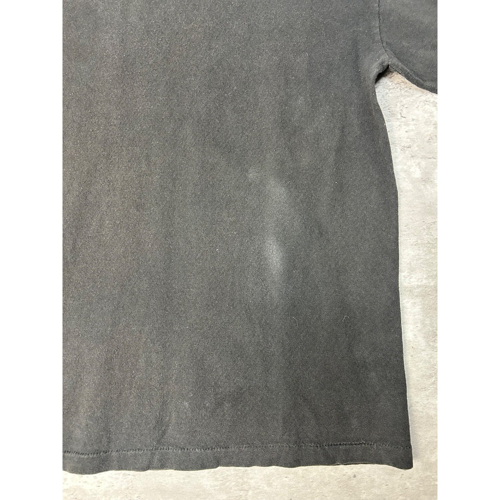 Vintage 1990 Oakland Raiders NFL Spellout Long Sleeve T-Shirt Size Medium