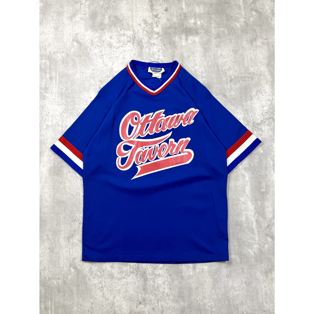 Vintage 80s/90s Ottawa Tavern Script Spellout Baseball Jersey Size Large