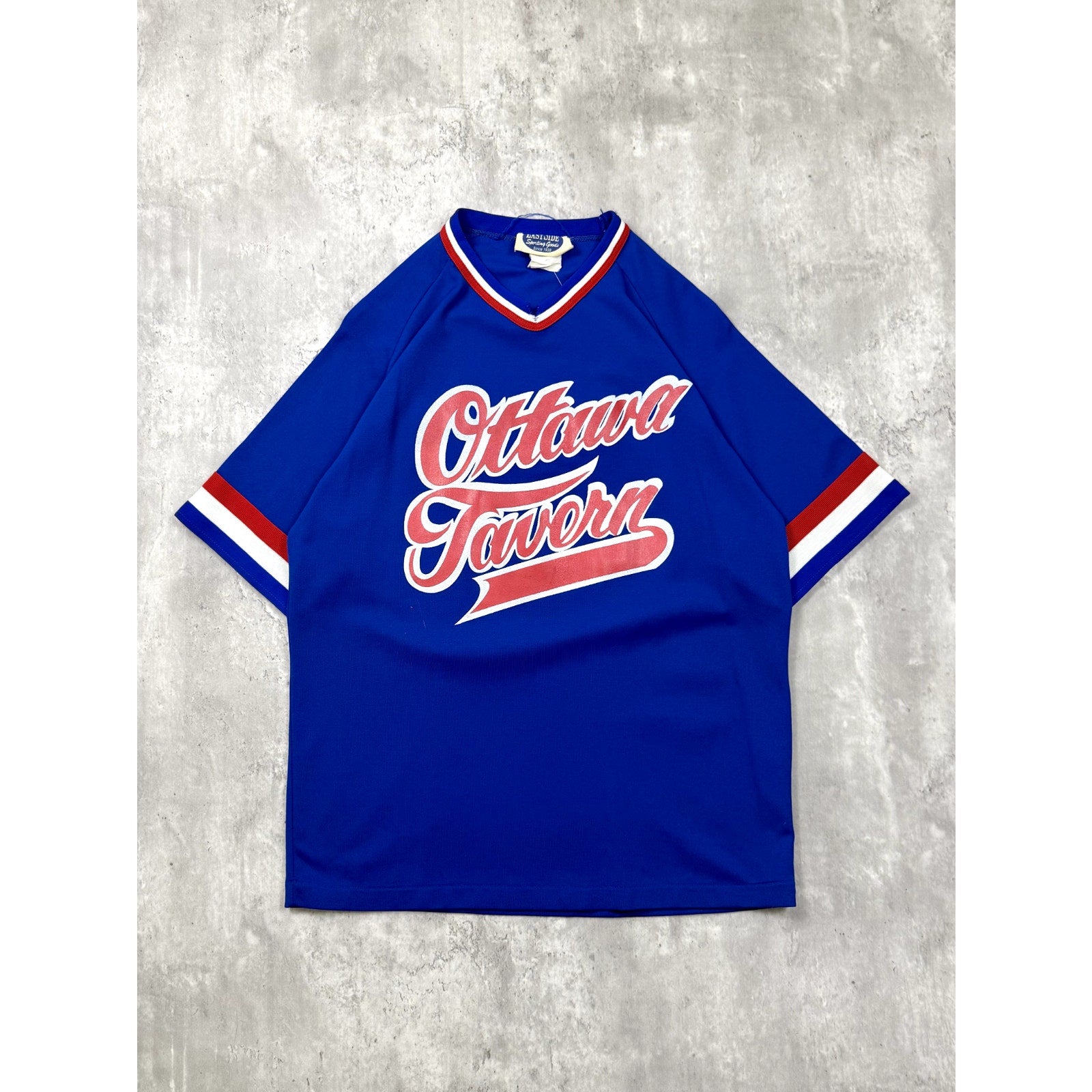 Vintage 80s/90s Ottawa Tavern Script Spellout Baseball Jersey Size Large