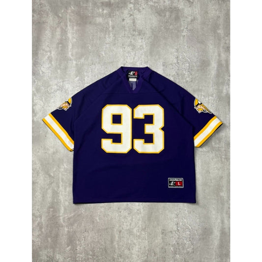Vintage 90s John Randle #93 Minnesota Vikings NFL Logo Athletic Jersey Sz Large