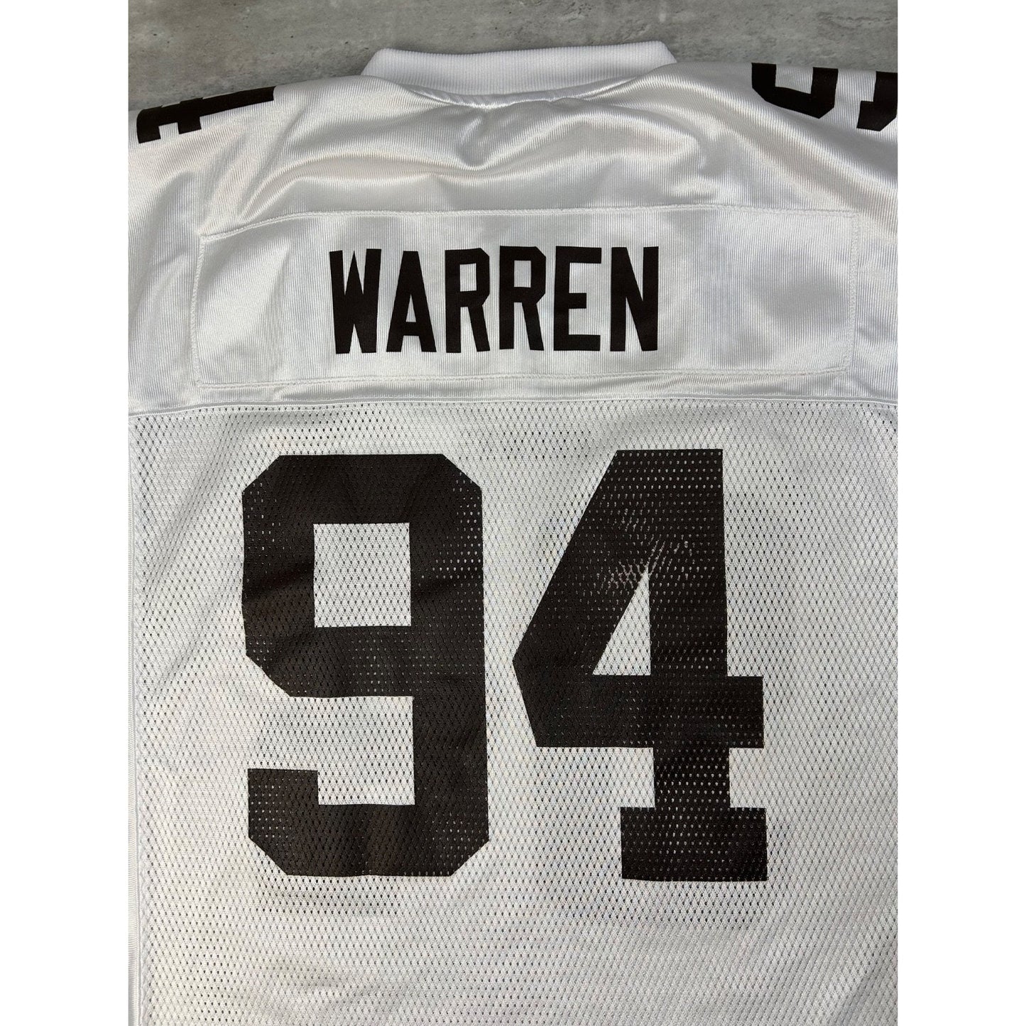 Vintage Gerald Warren #94 Cleveland Browns NFL Reebok Football Jersey Size Large