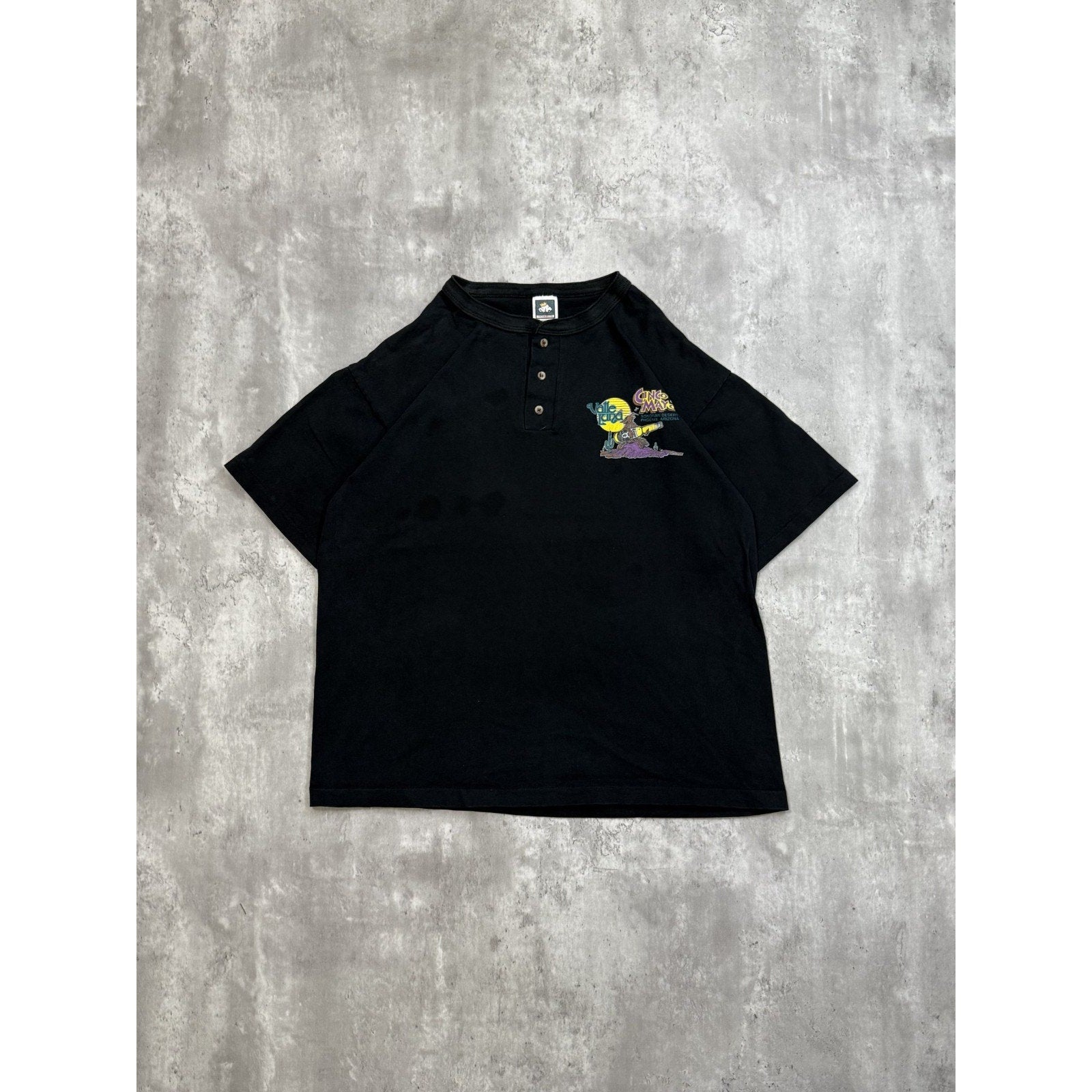 Vintage 90s Cinco De Mayo Arizan 1/4 Graphic Destination T-Shirt Size Large