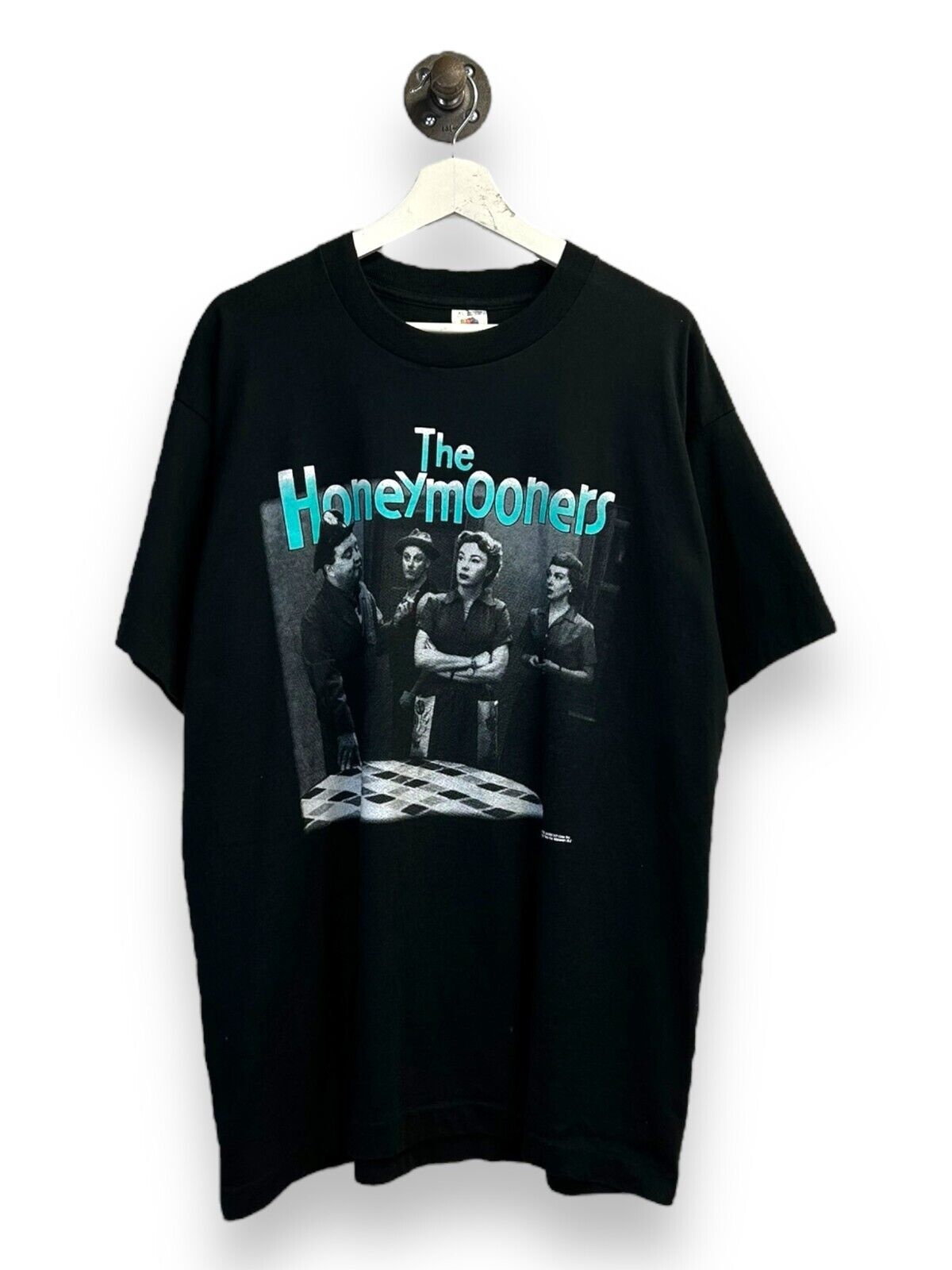 Vintage 1992 The Honeymooners Character Graphic TV Show Promo T-Shirt Size XL