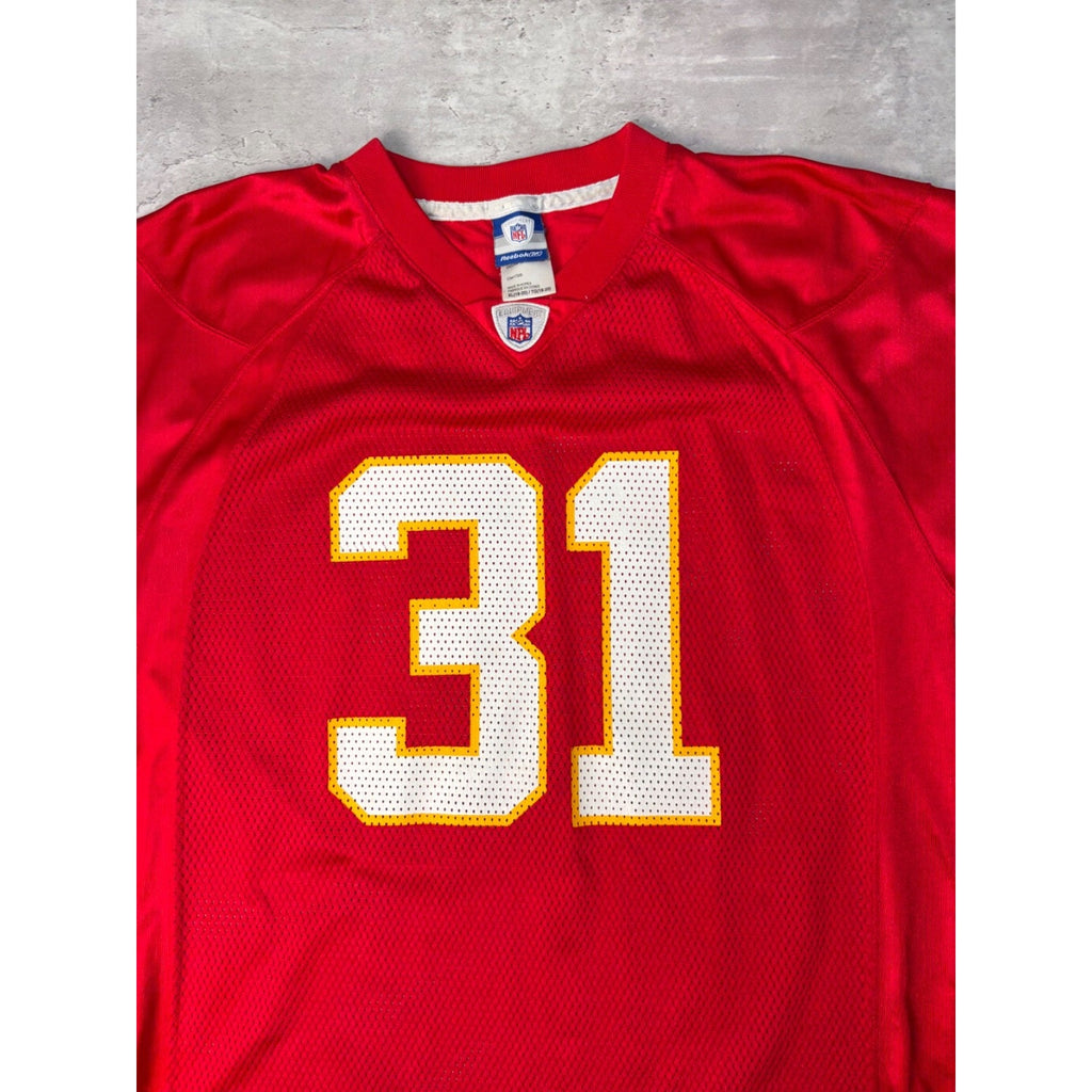 Vintage Priest Holmes #31 Kansas City Chiefs NFL Reebok Jersey Size XL YOUTH