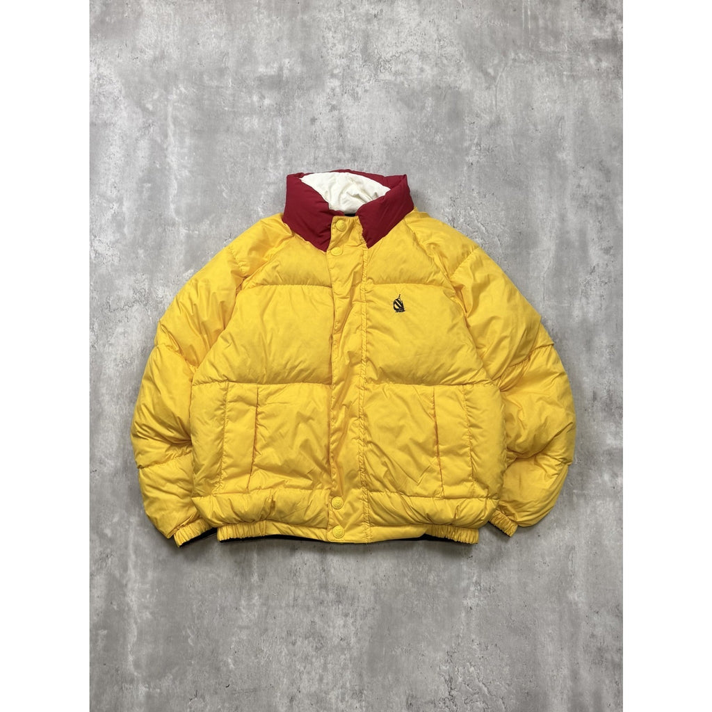 Vintage 90s Nautica Navigation Insulated Reversible Puffer Jacket Size Small