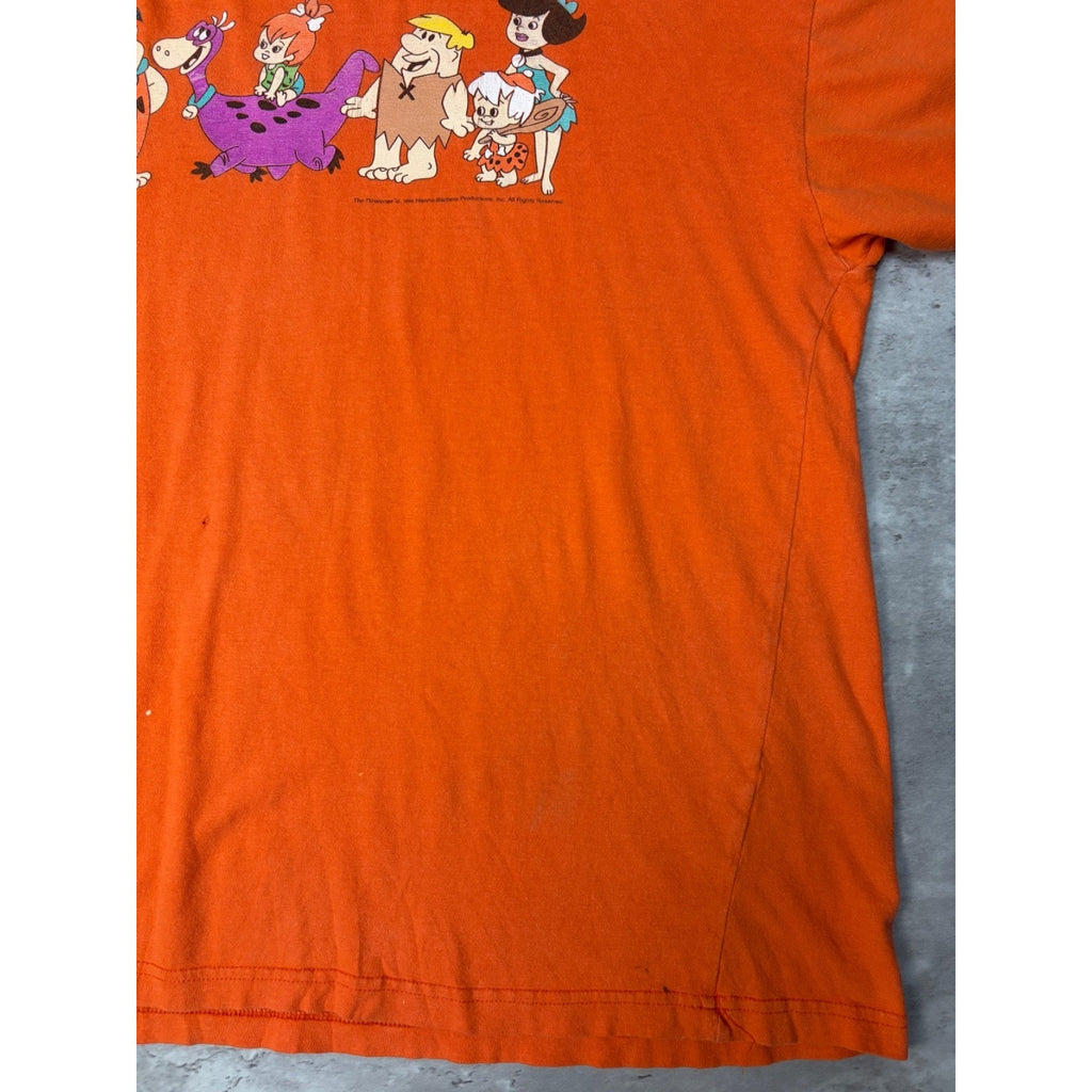 Vintage 1993 Flintstones Cartoon Character Graphic Tv Show Promo T-Shirt Size XL