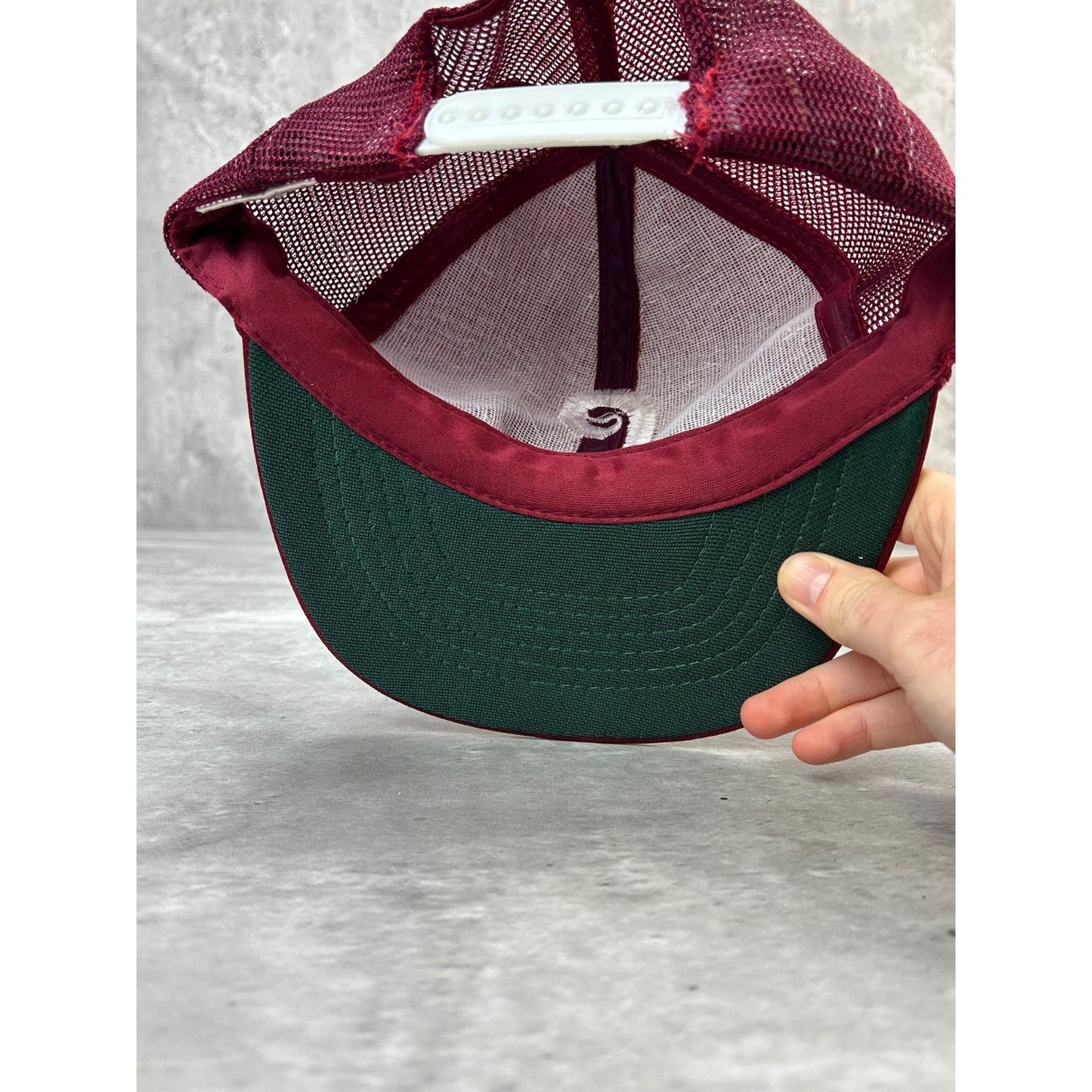 Vintage 80s Philadelphia Phillies MLB Embroidered Logo Trucker Snapback Hat OSFA