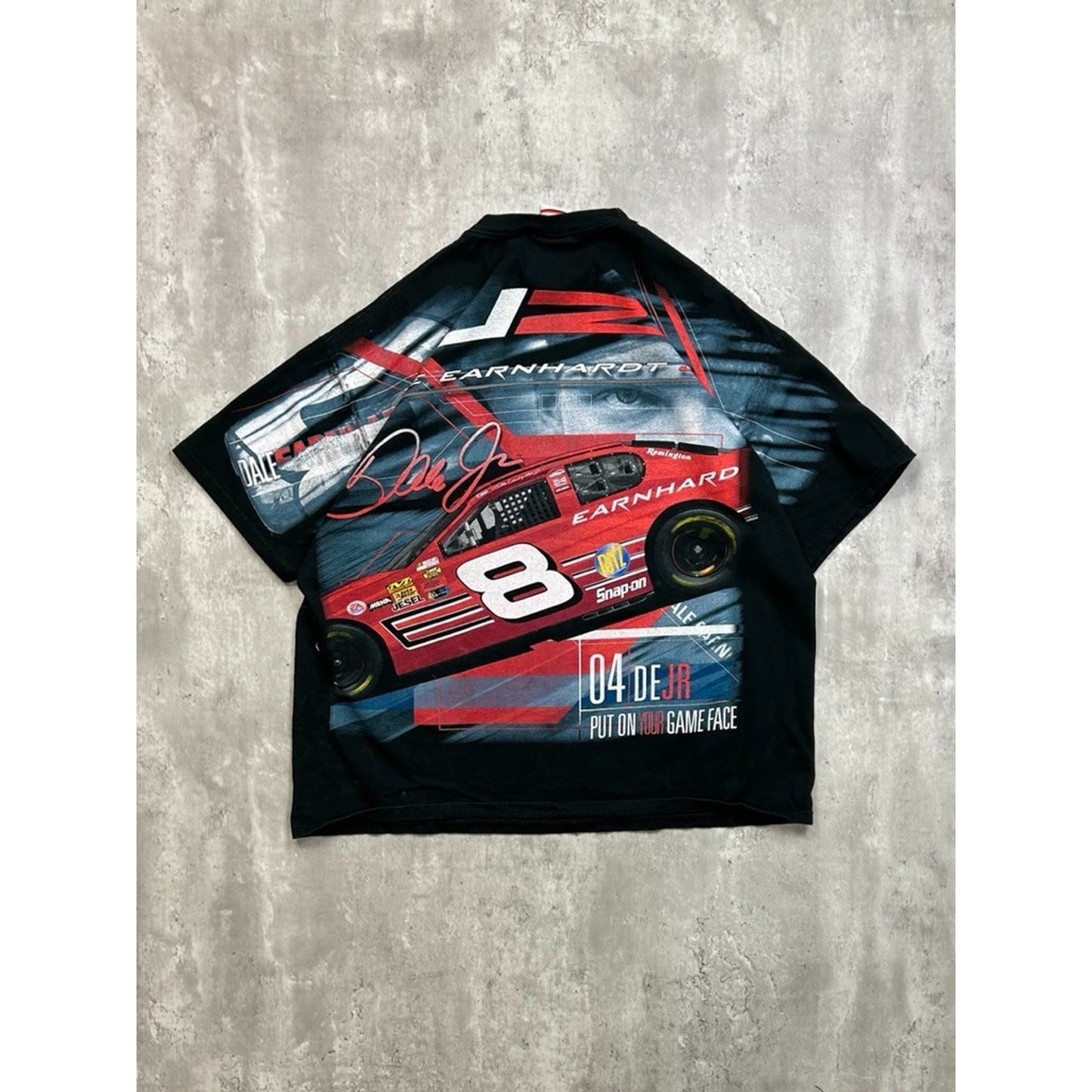 VTG Dale earnhardt Jr #8 Nascar Budweiser Racing All Over Print T-Shirt Size XL