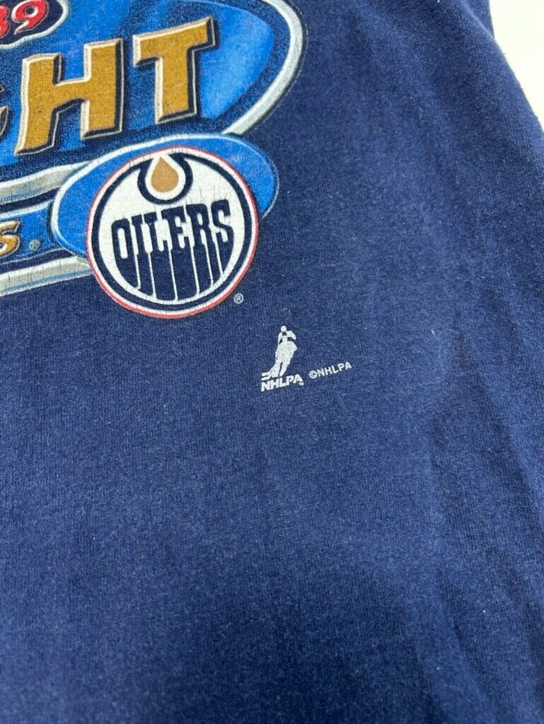 Vintage Doug Weight #39 Edmonton Oilers NHL Player Graphic Sweatshirt Size Large