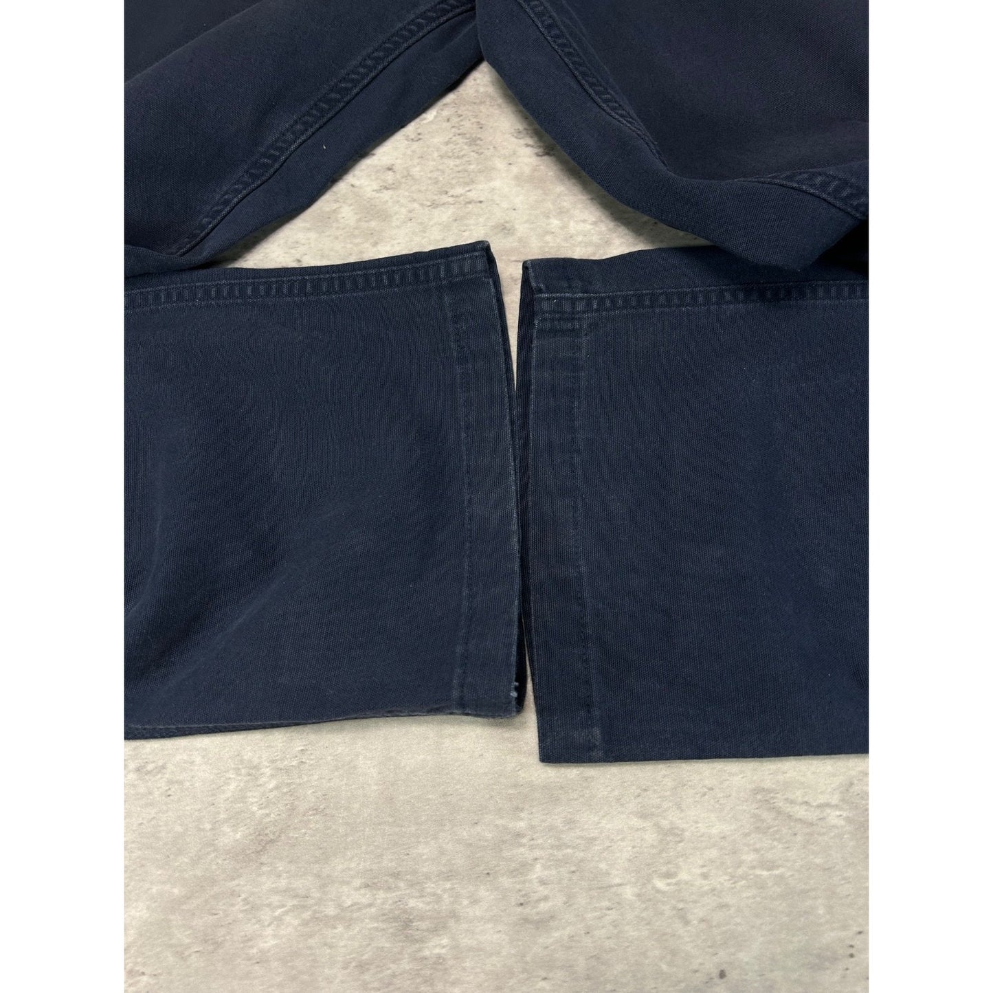 Carhartt Relaxed Fit Canvas Workwear Carpenter Pants Size 34 Navy Blue