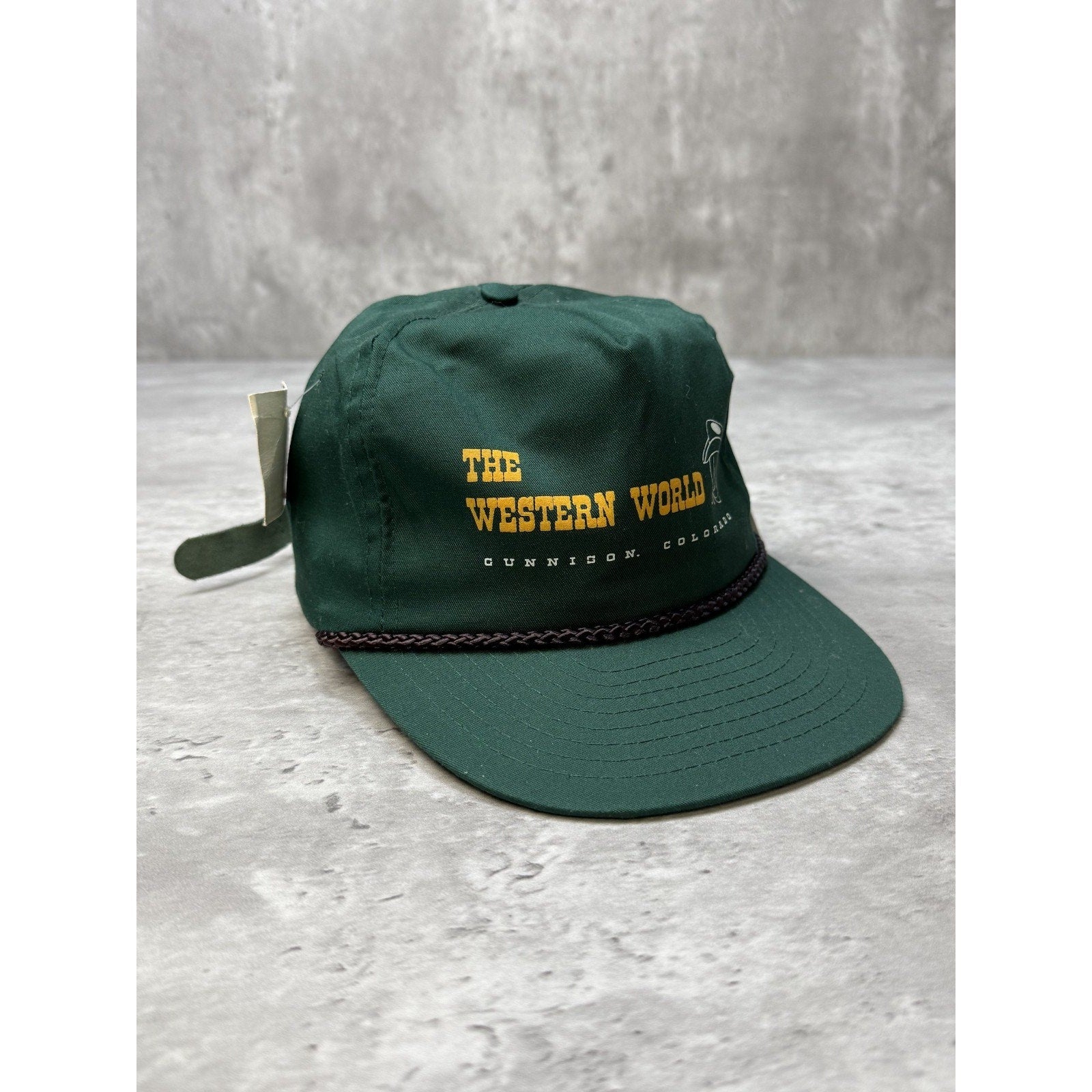 Vintage 90s The Western World Colorado Graphic Destination Strapback Hat OSFA