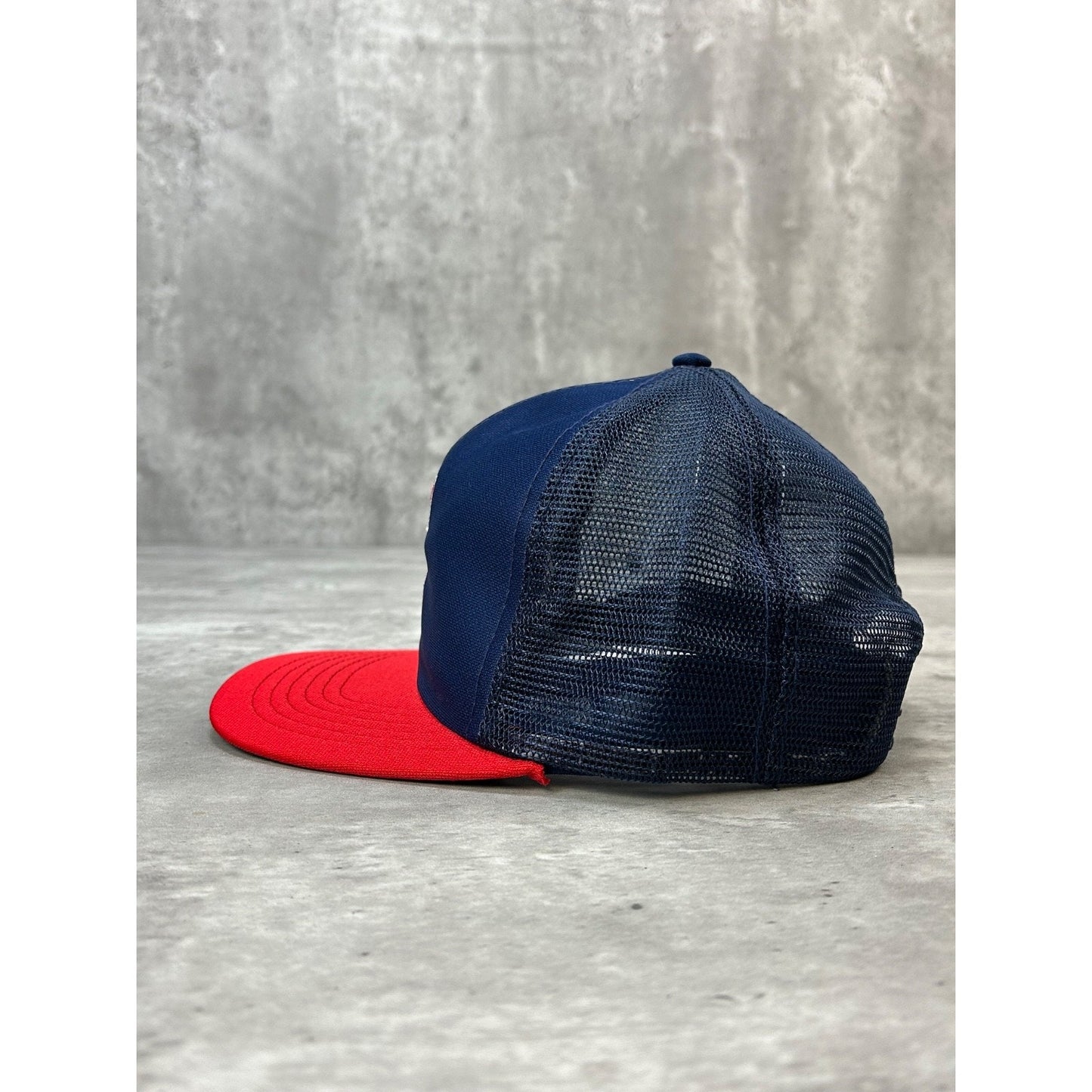 Vintage 80s Cleveland Indians MLB Embroidered Trucker Snapback Hat OSFA