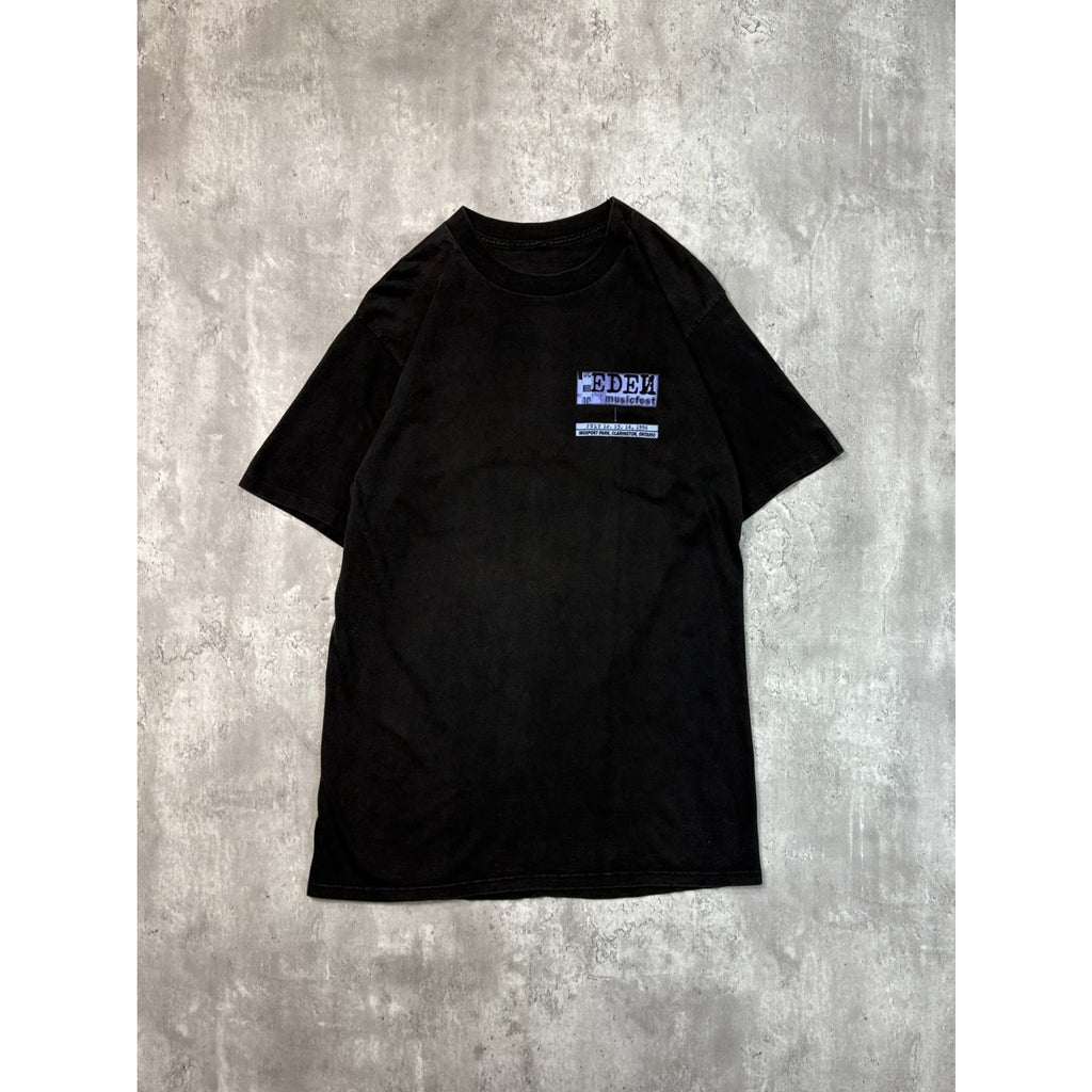 Vintage 1996 Eden Music Fest Alternative Rock Music Band T-Shirt Size