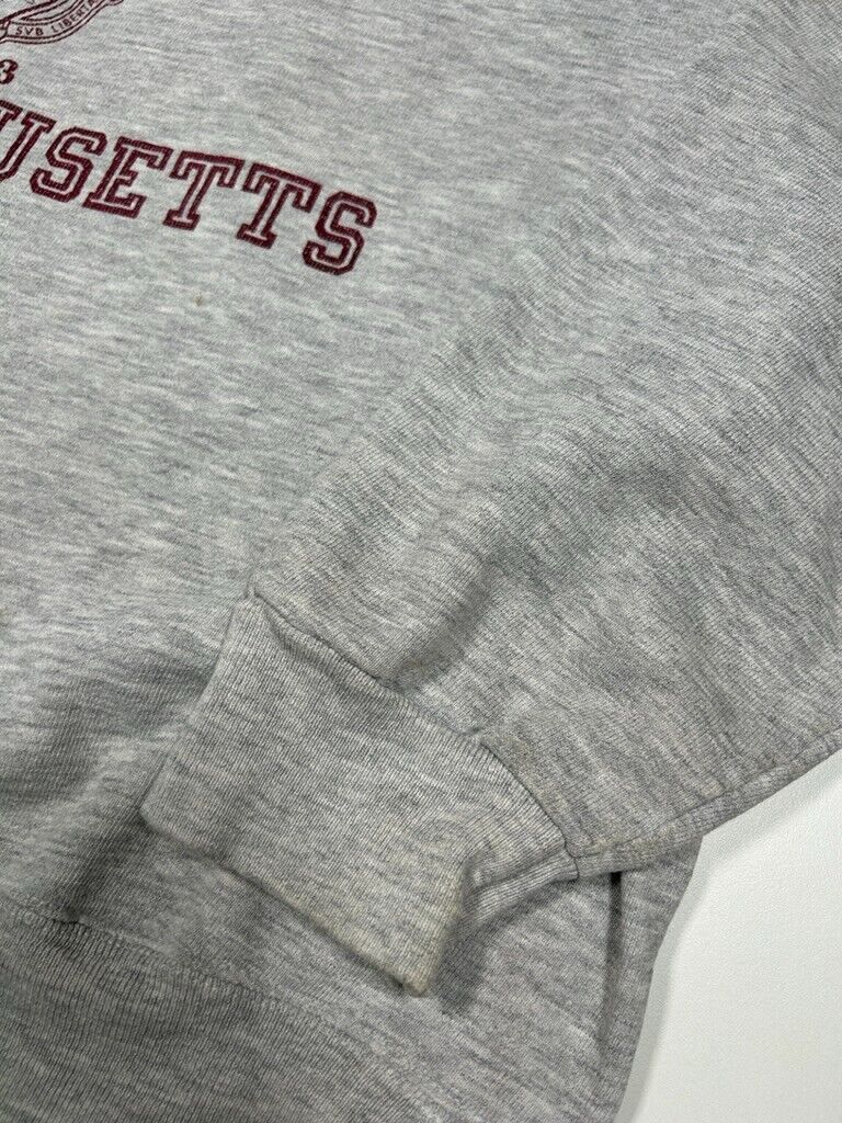 Vintage 90s Champion University Of Massachusetts Spell Out Sweatshirt Size XL