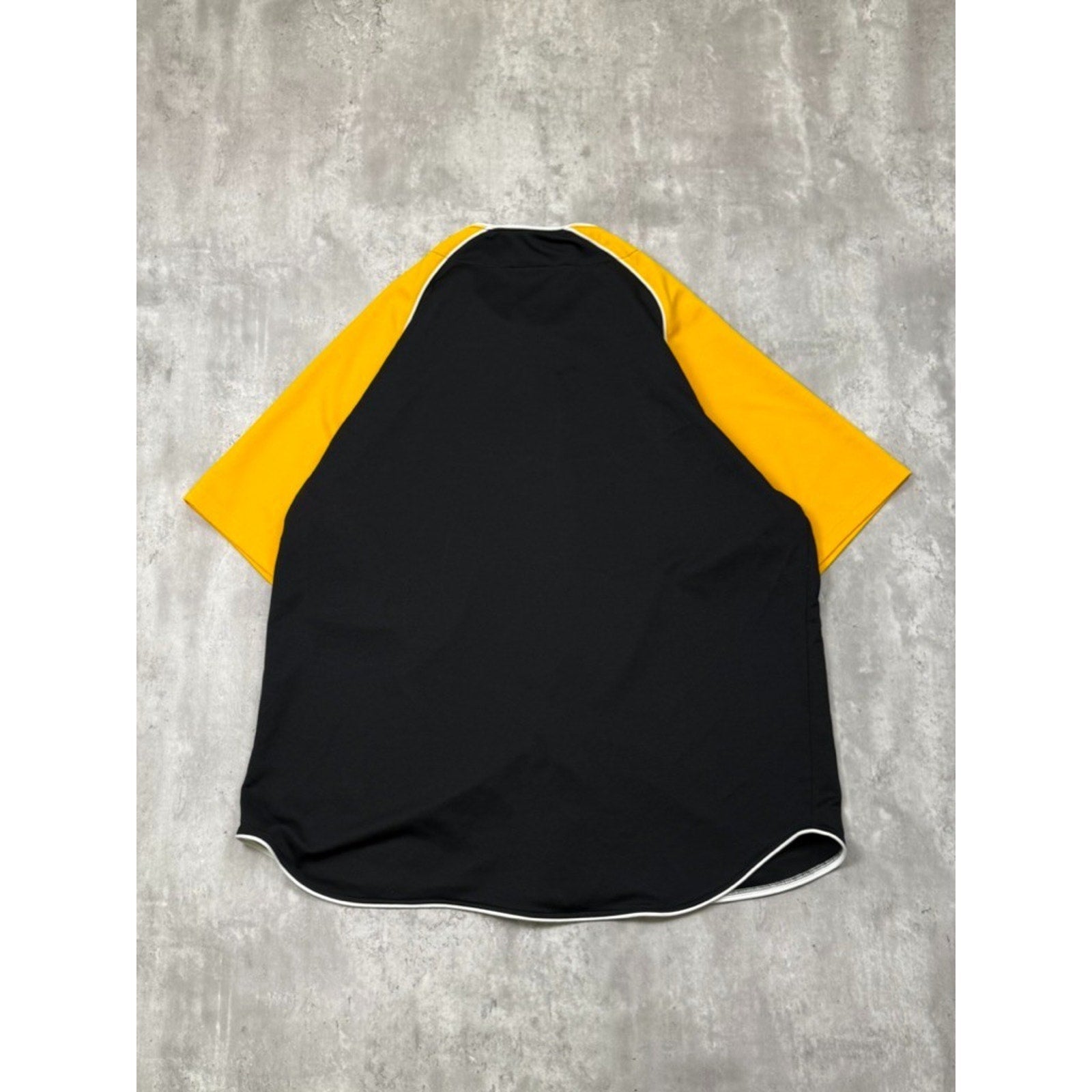 Vintage Pittsburgh Pirates MLB Script Spellout Baseball Jersey Size 2XL