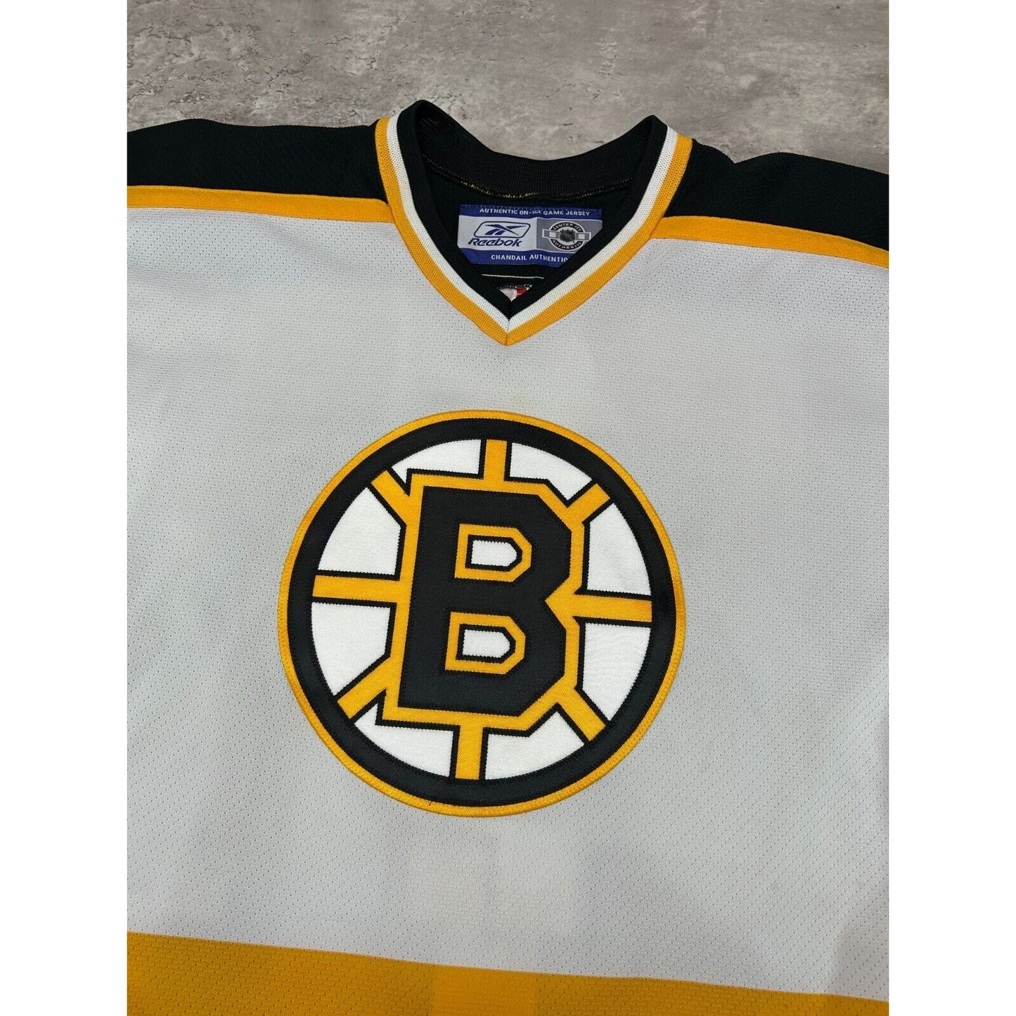 Vintage Andrew Alberts #41 Boston Bruins NHL Reebok On Ice Jersey Size 48 XL