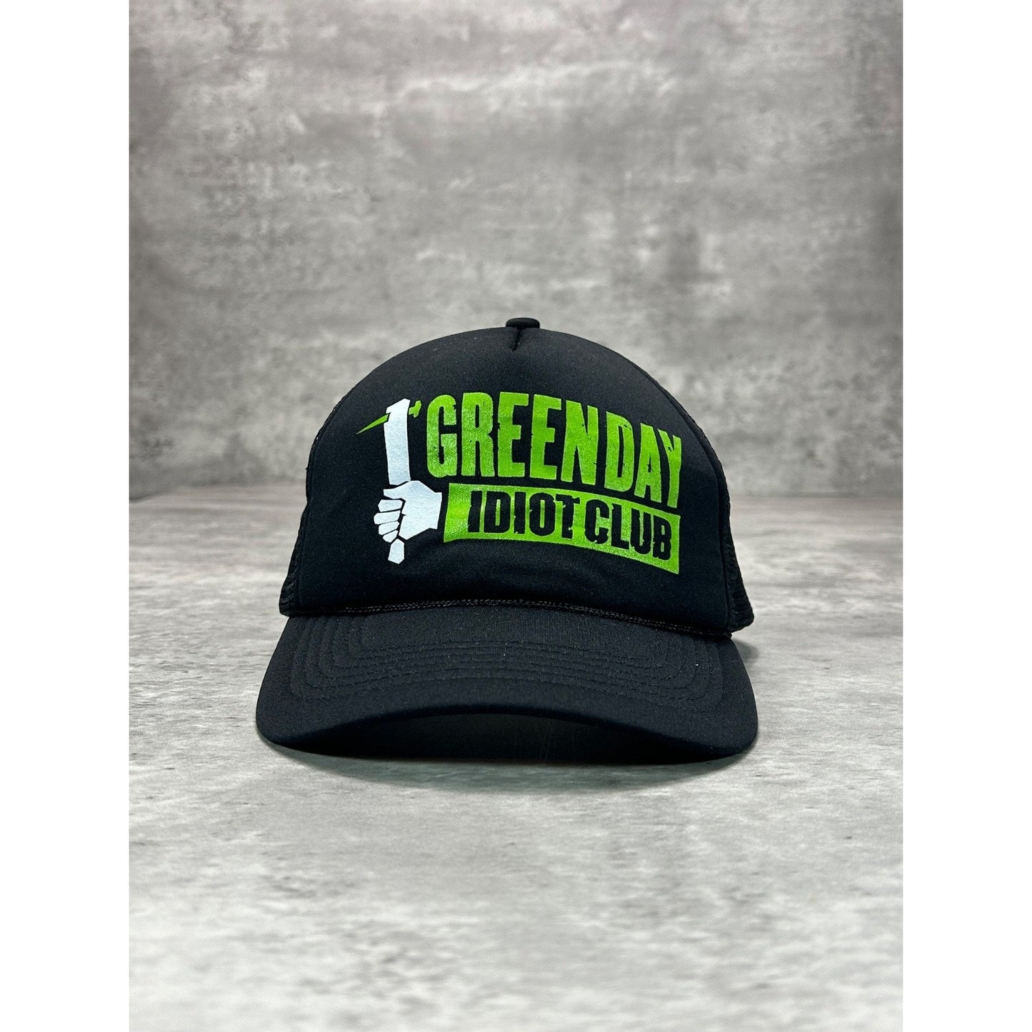 Vintage Green Day Idiot Club Rock Band Music Trucker Snapback Hat OSFA