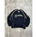 Vintage Milwaukee Brewers MLB Embroidered Pullover Baseball Jacket Size Large