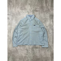 Vintage Chaps Single Pocket Striped Cropped Button Up Shirt Size Medium