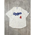 Vintage 90s Duke Snider #4 Los Angeles Dodgers MLB Stitched Starter Jersey Sz XL