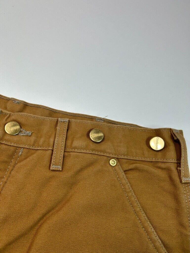 Vintage 90s Carhartt Quilted Lined Canvas Workwear Pants Size 34 B10BRN