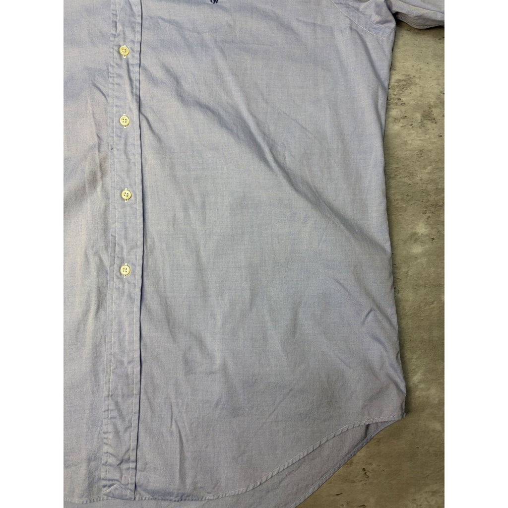 Vintage Polo Ralph Lauren Embroidered Pony Long Sleeve Button Up Shirt Size 2XL