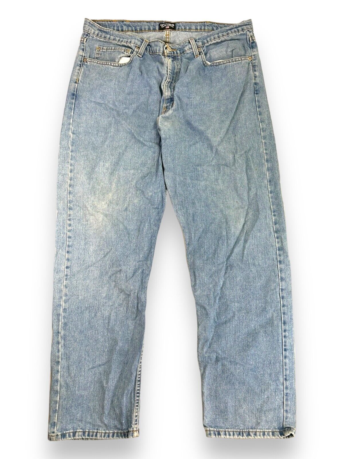 Vintage Polo Jeans Co Relaxed Fit Light Wash Denim Pants Size 39