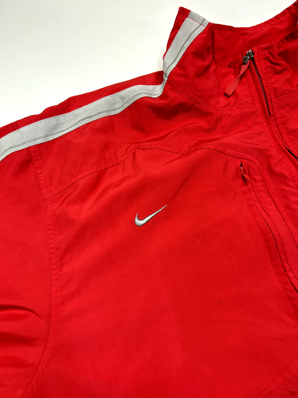 Vintage Ohio State Buckeyes NCAA Nike Nylon Full Zip Windbreaker Jacket Size XL