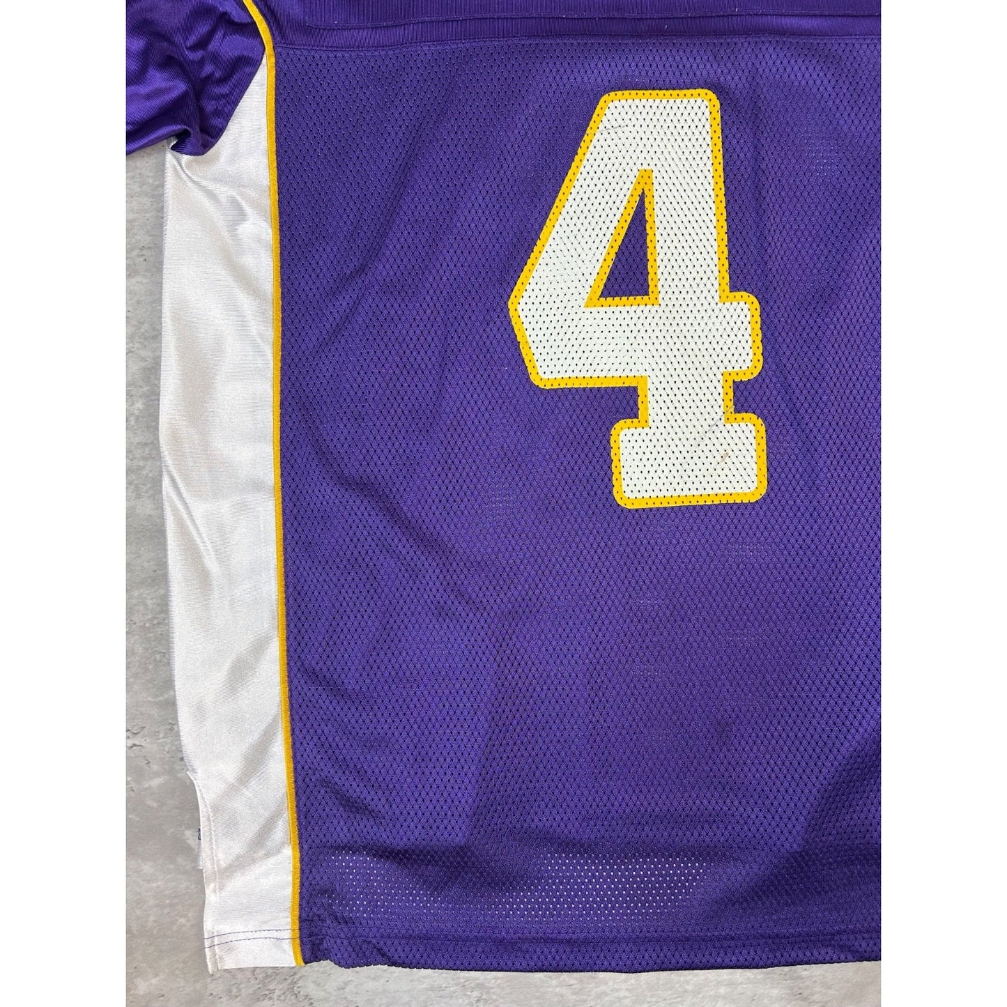 Brett Favre #4 Minnesota Vikings NFL Reebok Football Jersey Size Large