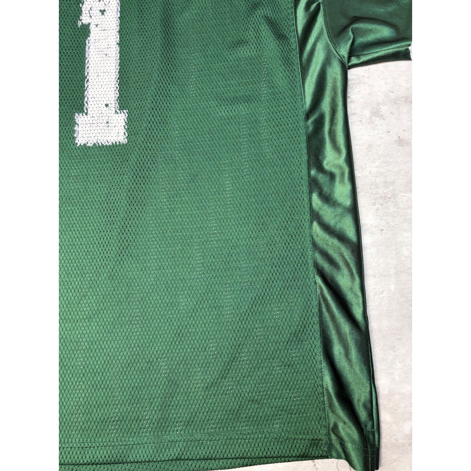 Vintage Michigan State Spartans NCAA #1 Starter Green Football Jersey Size XL