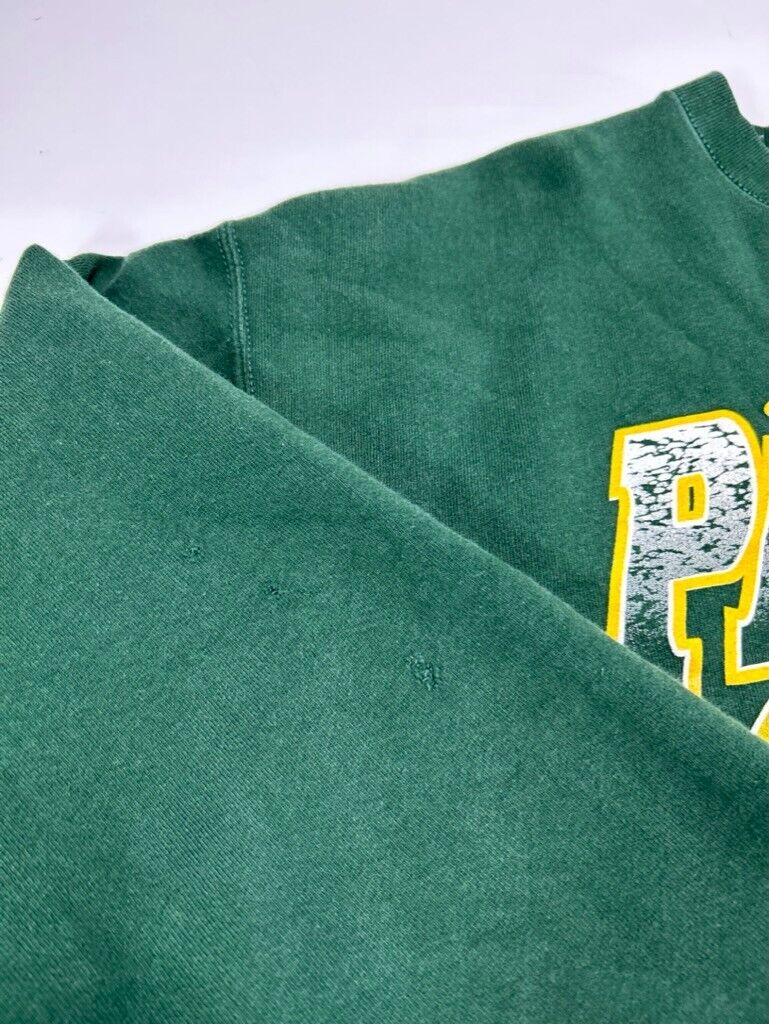 Vintage 1996 Green Bay Packers NFL Super Bowl XXXI Helmet Sweatshirt Size XL