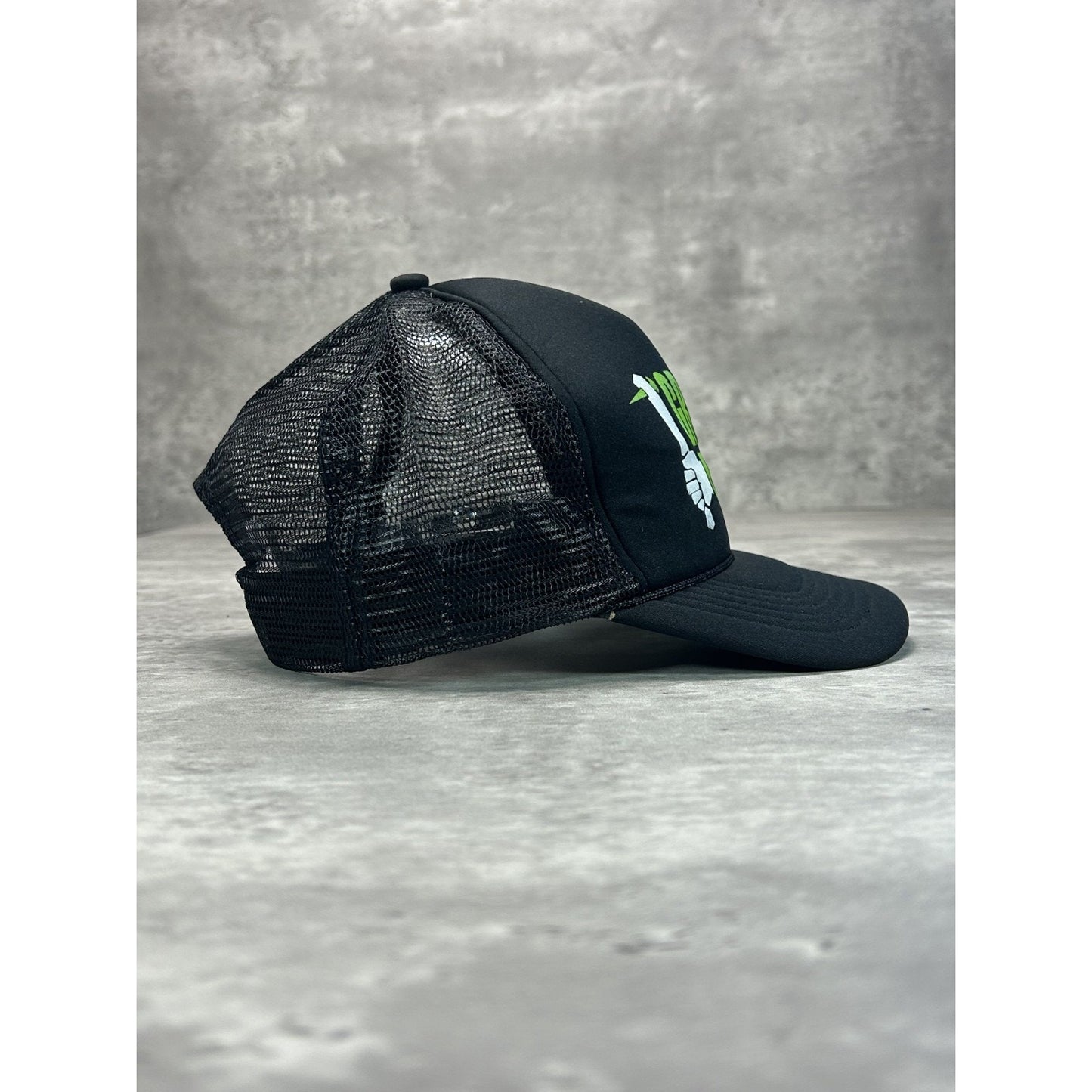 Vintage Green Day Idiot Club Rock Music Graphic Trucker Snapback Hat OSFA