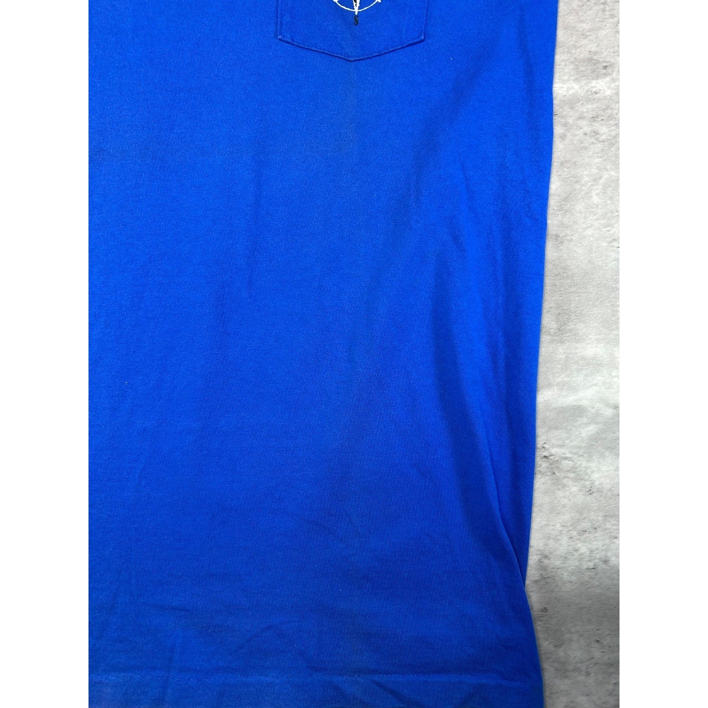 Vintage 90s Make The Run Skiing Graphic T-Shirt Size Large Blue