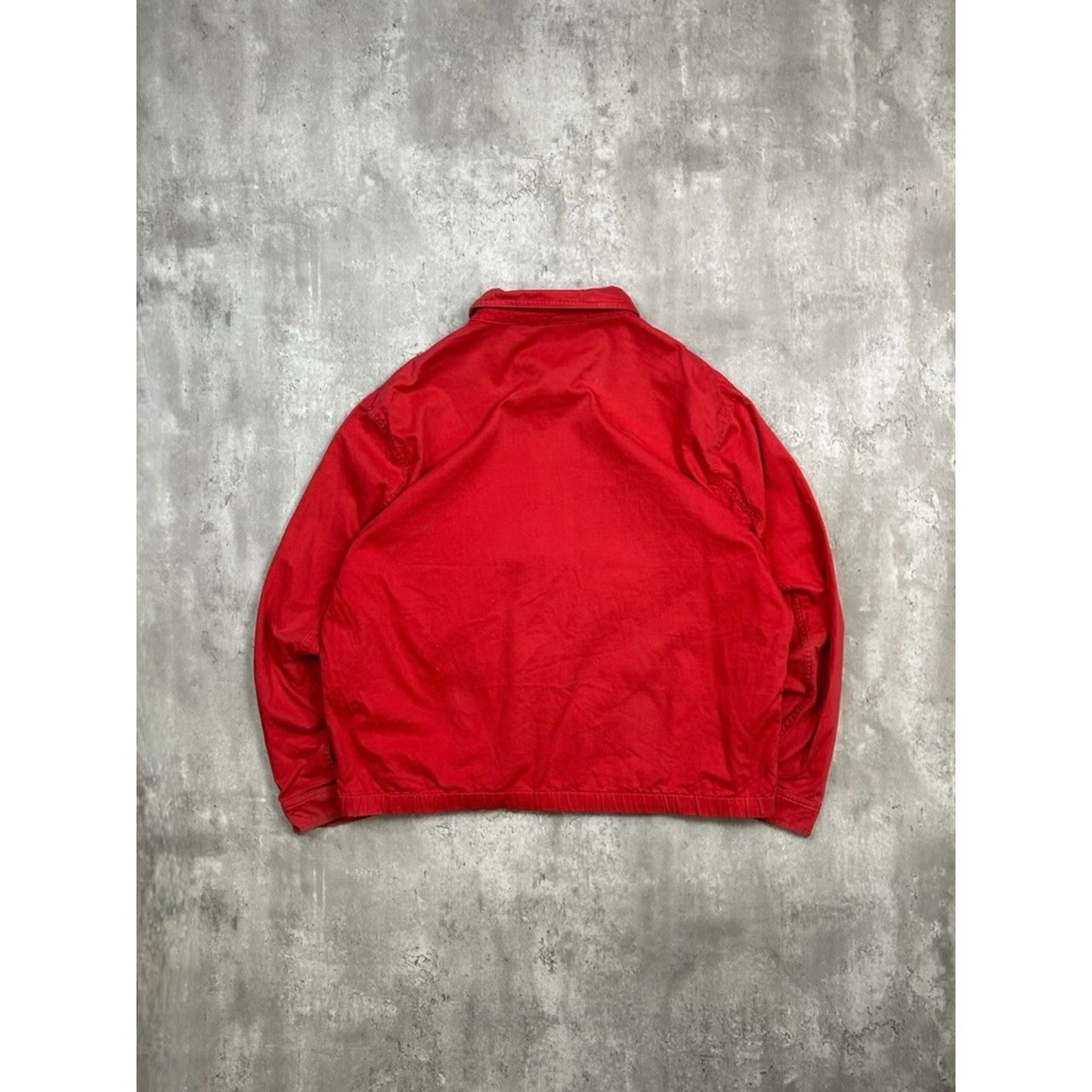 Vintage Polo Ralph Lauren Embroidered Pony Harrington Jacket Size XL Red