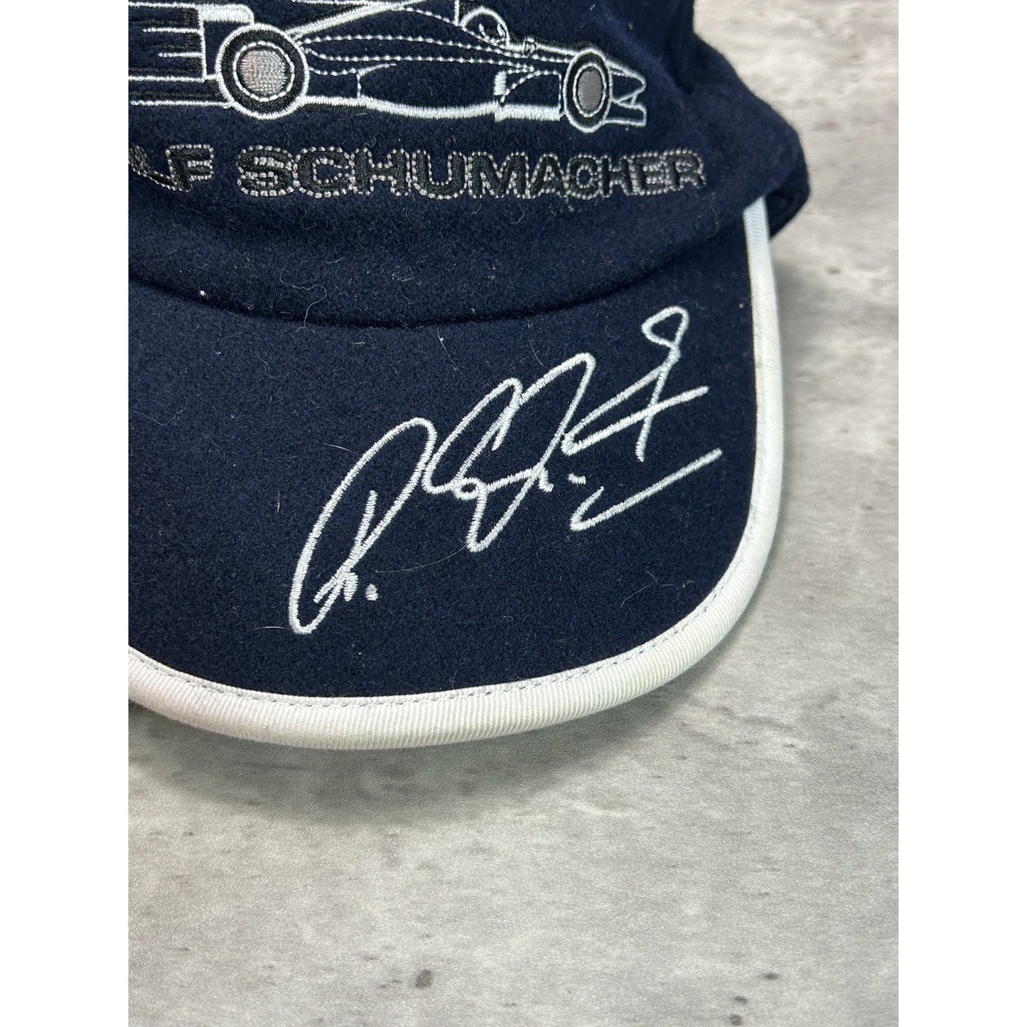 Vintage Ralf Schumacher Embroidered F1 Car Strapback Hat OSFA