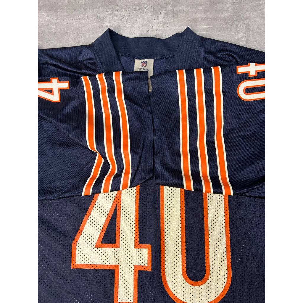 Vintage Gale Sayers #40 Chicago Bears NFL Reebok Football Jersey Size Medium