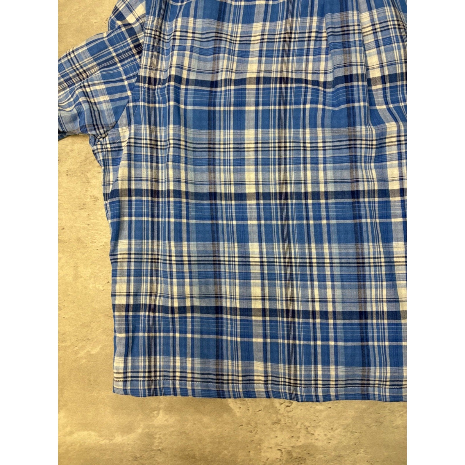 Vintage Polo Ralph Lauren Embroidered Pony Cropped Button Up Shirt Size Large