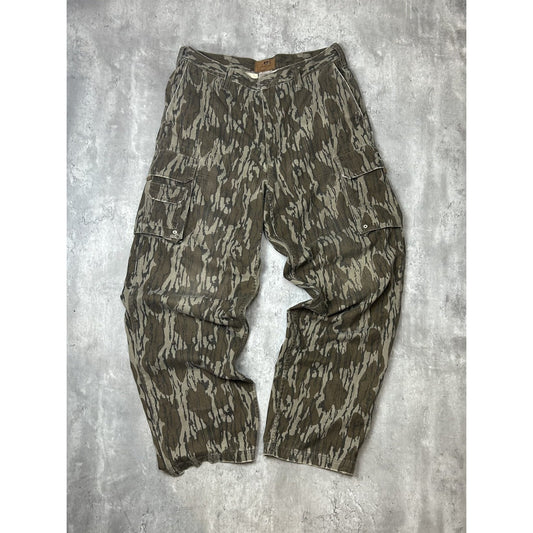 Vintage Mossy Oak Apparel Tree Camo Hunting Cargo Pants Size 36