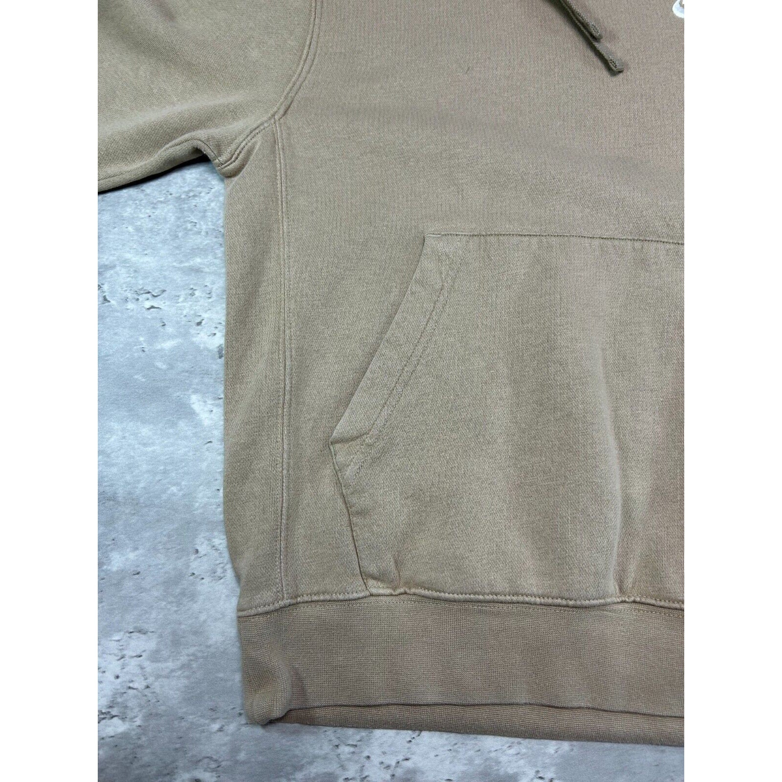 Nike Embroidered Logo Hooded Sweatshirt Size XS Beige