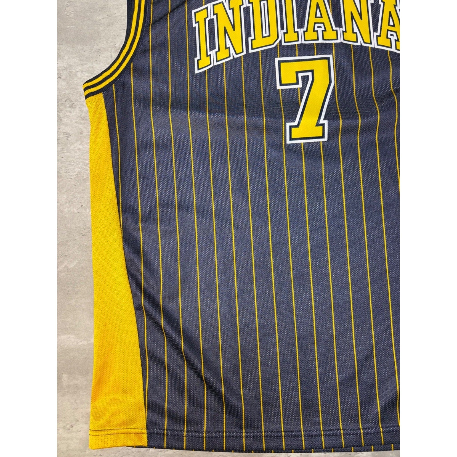 Vintage Shaquille O'Neal #7 Indiana Pacers NBA Reebok Basketball Jersey Sz Large