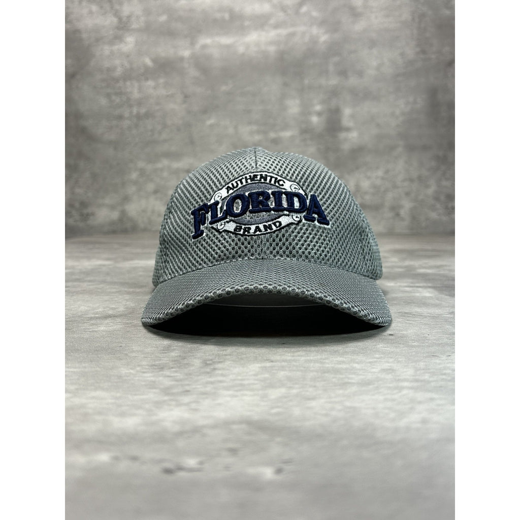 Vintage 90s Florida Embroidered Spellout Mesh Destination Strapback Hat OSFA