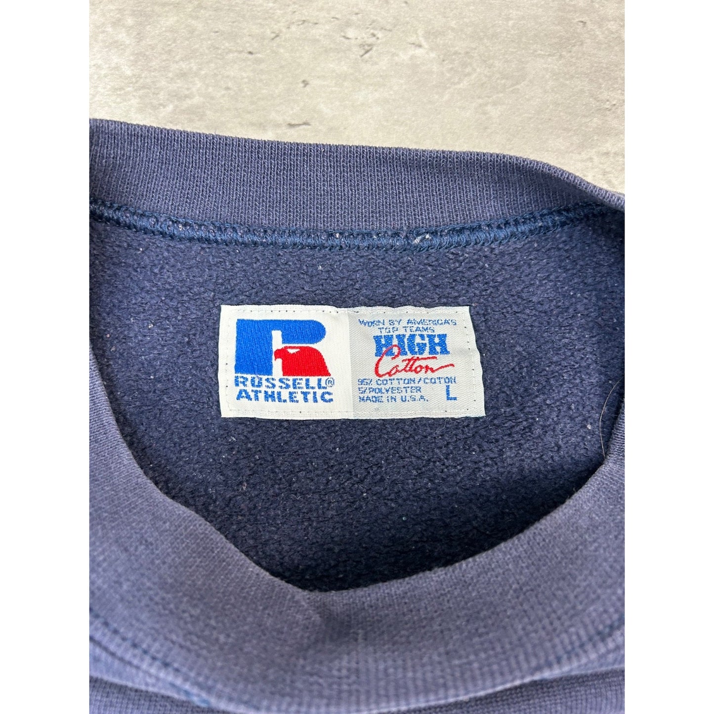 Vintage 90s Purdue Boilermakers NCAA Embroidered Spellout Sweatshirt Size Large